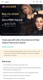 Myntra Insider: Get a free haircut at Enrich outlets.Offer URL: Valid only for Icon membe₹ Outlets are available in selected cities only.For becoming Icon user, a minimum shopping of 25,000+ is required in 1 year. 😂
