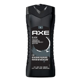 Axe Black 3 In 1 Body, Face & Hair Wash For Men, Long-Lasting Refreshing Frozen Pear Dermatologically Tested, 400Ml