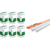 Syska Ssk-Srl-9W- Base B22 9-Watt Led Bulb (Pack Of 6, Cool Day Light) & Halonix 20W Led Batten Tubelight (Pack Of 2, Cool Day White)