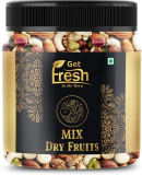 Get Fresh Dry Fruits Nut Mix Black & Green Raisin, Almonds, Cashews, Apricots, Pistachios, Walnuts(500 G)