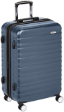 Amazonbasics Polycarbonate Premium Hardside Spinner Luggage Suitcase With Built-In Tsa Lock – 30-Inch, Navy Blue 1 Piece