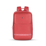 Gear Elevate Faux Leather 20L Water Resistant Anti-Theft Laptop Bag/Backpack/Office Bag With Raincover For Men/Women (Pink)