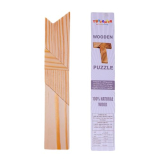 Toypenter T-Shaped Puzzle Wooden Brain Puzzles For Kids & Adult Challenge Wooden Brain Teasers Puzzle Games For Family Party Favor – Brain Games For Kids & Toddlers