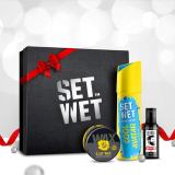 Set Wet Men’S Styling Gift Set-Clay Hair Wax, Deodorant For Men & Hair Growth Oil Hair Wax(240 Ml)