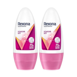 Rexona Power Dry Deodorant For Woman Roll 50 Ml Pack Of 2