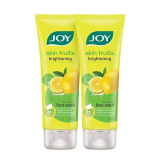 Joy Skin Brightening Lemon Face Wash (2X100Ml) With Vitamin C For Naturally Glowing Skin | Removes Excess Oil & Dirt | Suitable For All Skin Types