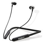Edict By Boat Dynabeats Ewe02 In-Ear Wireless Neckband With Bluetooth V5.0, Dual Pairing, Ipx4 Water & Sweat Resistance, Up To 8H Playtime And Voice Assistant(Black)