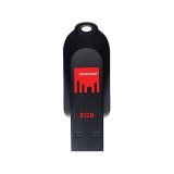 Strontium 8Gb Pollex Usb 2.0 Pen Drive- Black/Red