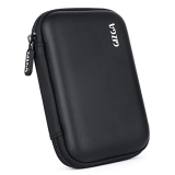 Gizga Hard Disk Drive Pouch Case For 2.5 Hdd Cover Wd Seagate Slim Sony Dell Toshiba (Black)