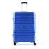 Aristocrat Harbour Cabin Trolley Bag 66 Cm | Medium | Polypropylene Hardshell Sided Luggage | Smooth 8-Wheel Suitcase | Combination Lock With Sturdy Zipper | 7-Year Warranty – Unisex (Blue)