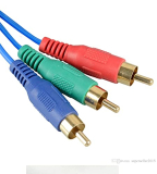 Bigplayer 3Rca Male To 3Rca Male Stereo Audio Video Cable Composite Audio Video Av Cable Stereo Audio Video Cable Gold Plated 3 To 3 Rca Male Audio Plug Video For Dvd Vcd Tv Amplifier Projector 3M