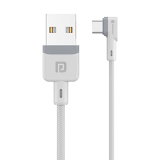 Portronics Konnect L Por-1403 Fast Charging 3A Type-C Cable 1.2 Meter With Charge & Sync Function For All Type-C Devices (White)