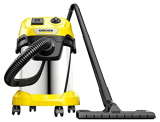 Karcher Wd 3 P S V-17/4/20 |17 Litres Capacity|Blower Function|Power Socket|4 M Cable With 2 M Suction Hose| Efficient Cleaning Wet And Dry Vacuum Cleaner