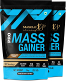 Musclexp Pro Mass Gainer For Muscle Mass Gain With Whey Protein, Whey Isolat Weight Gainers/Mass Gainers(2 Kg, Chocolate Fudge)
