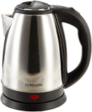 Nutrafeel 1500 Watt Automatic Stainless Steel 1.8-Liter Electric Hot Water Kettle With Cool Touch Body (Silver)