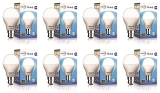 Wipro Tejas 9W Led Bulb For Home & Office |B22 Led Bulb Base |Cool Day White Light (6500K) |4Kv Surge Protection |High Voltage Protection |Eco Friendly Energy Efficient | Pack Of 8