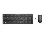 (Refurbished) Hp 230 Usb Wireless Keyboard And Mouse Set 1600 Dpi (18H24Aa), Black