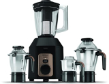 Havells Klassic 1000 Watts 4 Jar Mixer Grinder I 2.5 Kg Double Ball Bearing Copper Motor I 22000 Rpm I 100 Minutes Run Time I Metal Teeth Coupler & Jar Base I Polycarbonate Jar, Lids With Lock (Grey)