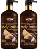 Wow Skin Science Shea Butter And Cocoa Butter Moisturizing Body Lotion (Pack Of 2)(800 Ml)