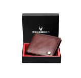Wildhorn Brown Rfid Blocking Leather Wallet For Men I Ultra Strong Stitching I 6 Credit Card Slots I 2 Currency Compartments I 1 Coin Pocket