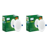 Philips Starfit 5 Watt Concealed Jb Led Downlighter For Ceiling With 3 Inch Cut-Out (Cool Day Light, Pack Of 2),White,929002671001_2