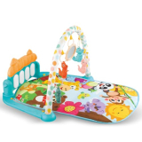 Bumtum Baby Play Mat | Baby Piano Play Mat Gym & Fitness Rack With Hanging Rattles Keyboard Set With Music Mode & Additional Rattle Ball(Pack Of 1, Multicolour)