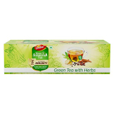 Dabur Vedic Suraksha Green Tea – 100 Tea Bags | Immunity Booster| With The Goodness Of 5 Ayurvedic Herbs