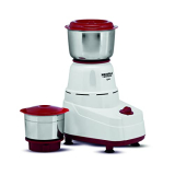 Maharaja Whiteline Apex 2J 500-Watt Mixer Grinder With 2 Jars (Red And White)