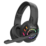 Ptron Studio Pixel Over-Ear Wireless Gaming Headphones With 30Ms Low Latency, 40Hrs Playtime, 40Mm Drivers, Punchy Bass, Bt5.3, With Mic Hd With Enc & Type-C Fast Charging (Black)
