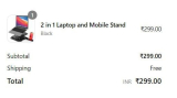 79% Off : 2 in 1 Laptop and Mobile Stand at ₹299Premium Build Quality | LOWEST PRICE