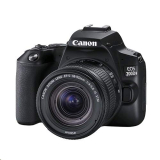 Canon Eos 200D Ii 24.1Mp Digital Slr Camera + Ef-S 18-55Mm F4 Is Stm Lens (Black)