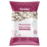 Farmley Prasadam Makhana Fox Nuts 100 G | Big Size Phool Makhana Indian Snacks