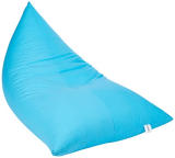 Hoopy Triangle Cotton Jumbo Bean Bag Cover (Without Beans)_Teal