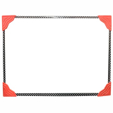 Yajnas Non Magnetic 8 Inch X11 Inch Double Sided White Board And Chalk Board Both Side Writing Boards, One Side White Surface And Reverse Side Green Surface (8X11 Inches (Pack Of 1)