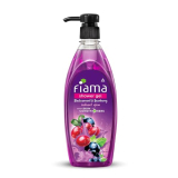 Fiama Body Wash Shower Gel Blackcurrant & Bearberry, 500Ml, Body Wash For Women & Men With Skin Conditioners For Radiant Glow & Moisturised Skin, Suitable For All Skin Types