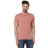 Red Tape Men Pale Pink Solid T-Shirt_Rhp0873-M