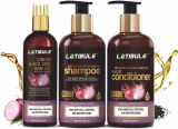 Latibule Red Onion Black Seed Oil For Anti Hair-Fall (Hair Oil + Hair Shampoo + Hair Conditioner)- Net Vol (3 Items In The Set)(1 Items In The Set)