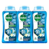Dettol Body Wash And Shower Gel For Women And Men, Cool (Pack Of 3 – 250Ml Each) | Soap-Free Bodywash | 12H Complete Odour Protection