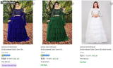 Women’s Gowns at min. 80% Off
