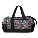 Nivia Jungle Round Bag, Travel Bag, Adjustable Shoulder Bag, For Men/Women (D. Green)