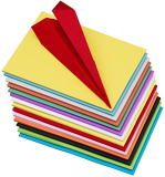 Ofixo 100 Pieces Colour Sheets Copy Printing Papers/Art And Craft Paper A4 Sheets Double Sided Coloured Origami Folding Diy Craft Smooth Finish Home, School, Office Stationery (10 Sheets Each Color)