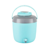 Cello Wow Pastic Insulated Water Jug | Thermos Jug | Inner Stainless Steel Jug | Leak Proof Jug | Easy To Carry | 12 Litres, Light Blue