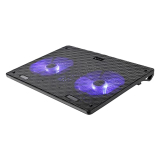 Zebronics, Zeb-Nc3300 Usb Powered Laptop Cooling Pad With Dual Fan, Dual Usb Port And Blue Led Lights