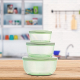 Master Cook Malta Set  – 1000 Ml, 290 Ml, 580 Ml Polypropylene Grocery Container(Pack Of 3, Green)