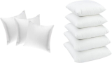 Shreejee Microfibre Solid Cushion Pack Of 8(White)