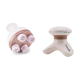 Lifelong Llm225 Rechargeable Head, Scalp And Full Body Pain Relief Massager & Lifelong Llm09 Mini Head And Body Massager, Portable Compact Full Body Vibration Electric Massager (1 Year Warranty,Brown)