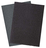 Amazon Brand – Solimo Rubber & Polyvinyl Chloride Anti Slip Door Mat (Grey & Brown, 16″X24”) 2 Piece