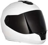 Steelbird Sbh-11 Full Face Helmet White, Size: L(57-58 Cm)