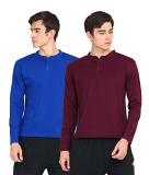 Ap’Pulse Men’S Long Sleeve Mandarin Collar (Pack Of 2)