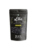 Lila Dry Fruits Premium Afghani Seedless Black Raisins 1000 G | Kali Kishmish | Munakka Dry Fruits | Delicious & Healthy Snack | High In Antioxidants, Naturally Sweet & Tasty